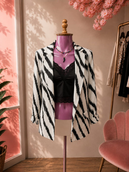 Blazer Cebra Chic