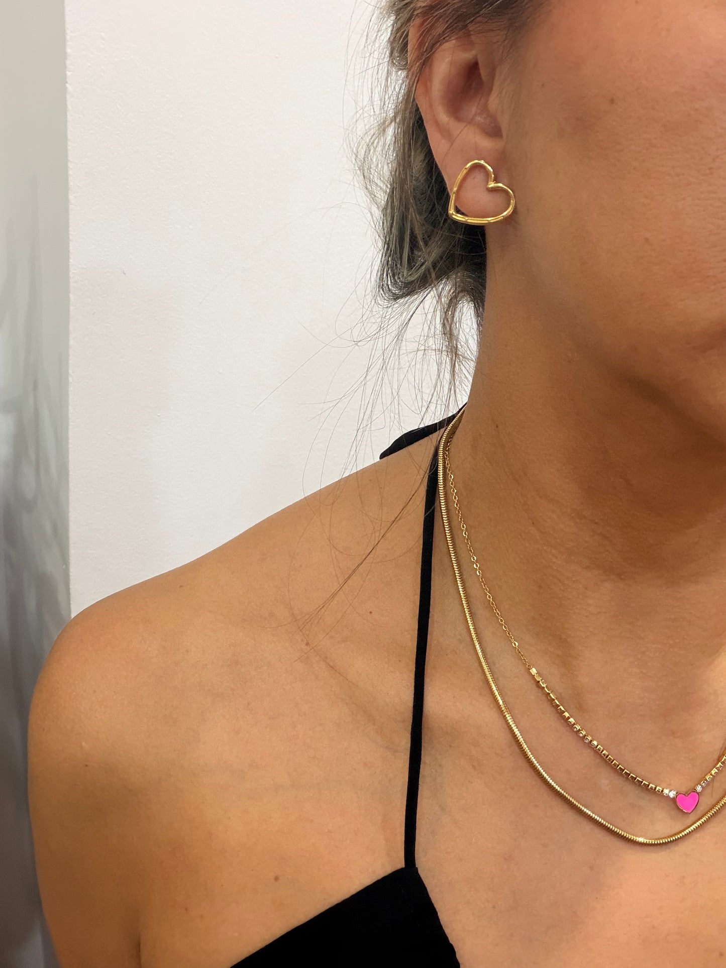 Aretes corazón
